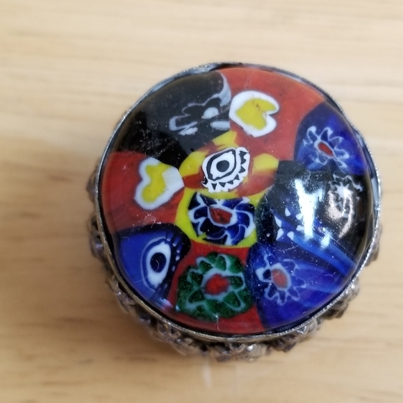 10030 Rare Collectible Ornate Decorative Metal Box - Picture 4 of 9